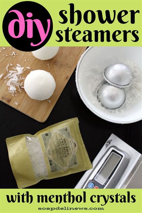 Diy Shower Steamers Recipe With Menthol Crystals With Images
