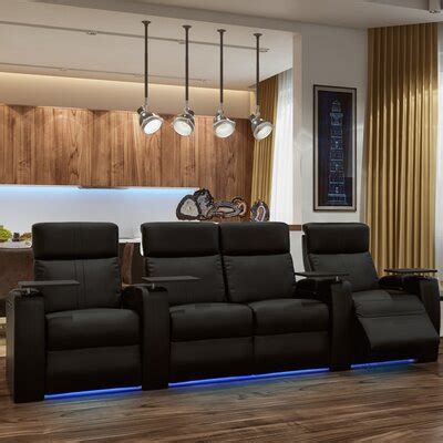 While it's not going to include all the bells and whistles like cupholders or extra storage, it will still enhance your movie viewing experience. Theater Seating You'll Love | Wayfair