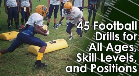 45 Football Drills For All Ages Skill Levels And Positions