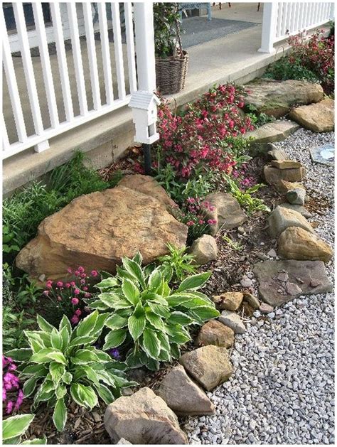 Marvelous Rock Stone For Your Frontyard42 Homishome