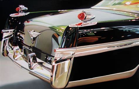 Hyperrealistic Paintings Of Vintage Cars By Cheryl Kelley Vintage