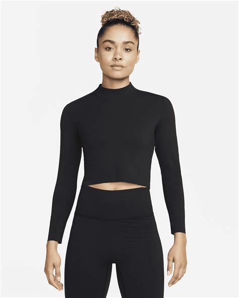 Nike Yoga Dri Fit Luxe Womens Long Sleeve Crop Top Nike Za