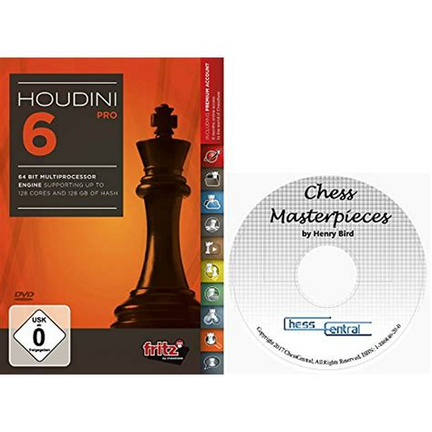 Houdini 6 Pro Chess Playing Software Program Bundled With Chess