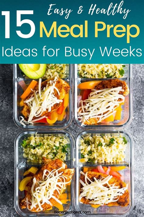 easy meal prep ideas for the week food recipe story