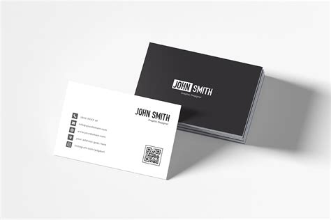 Simple Business Card Psd Template Free Psadomylife