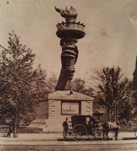 Statue Of Liberty Torch Madison Square Madison Square Statue