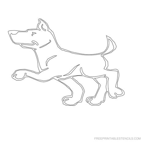 23 Free Printable Dog Stencil Designs