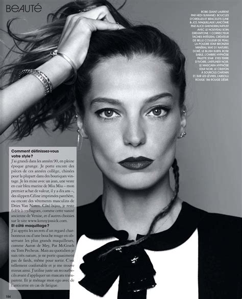Daria Werbowy For Marie Claire France By Nico