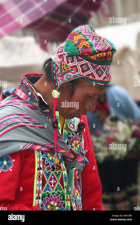 Traditional Bolivian Man Peasant Campesino Wearing Self Made