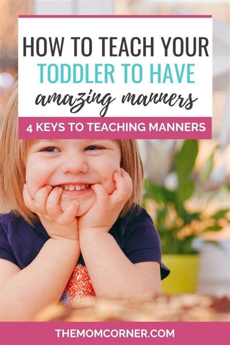 How To Easily Teach Your Toddler To Have Amazing Manners