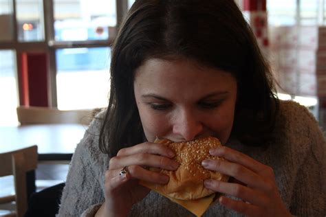20090121staffball 001 emily chows down a burger from five … flickr