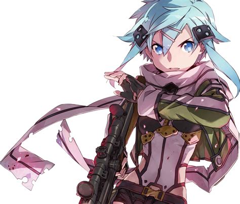 Sword Art Online Sinon Cute Big Pose Render Ors Anime Hot Sex Picture