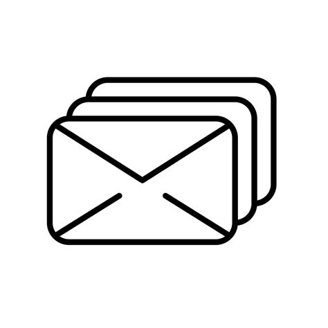 Email Envelope Icon Vector 7522790 Vector Art At Vecteezy