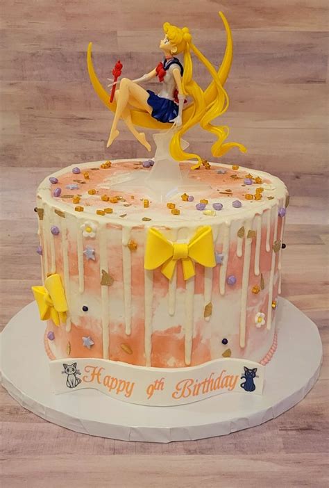 Sailor Moon Cake Sailor Moon Cakes Sailor Moon Party Sailor Moon Birthday Birthday Stuff