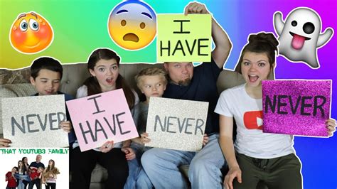 The Family I Had Youtube - Never Have I Ever 2 - Family Edition / That YouTub3 Family - YouTube