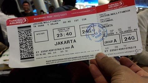 Ini Makna Dari Angka Huruf Dan Kode Di Boarding Pass Tiket Pesawat Tribunnews Com