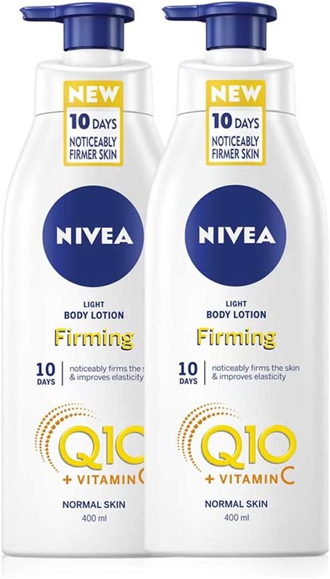 Nivea Light Firming Body Lotion Q10 Vitamin C Pack Of 2 2 X 400ml
