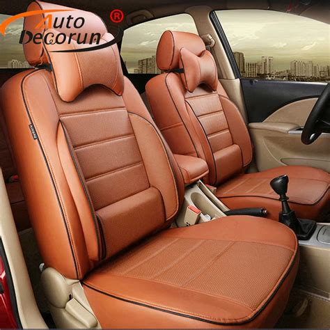 autodecorun custom fit pu leather cover seats for infiniti fx35 fx37 fx45 car seat covers set
