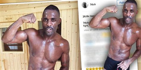 hunky idris elba s hottest instagram moments are revealed after his shirtless photo goes viral