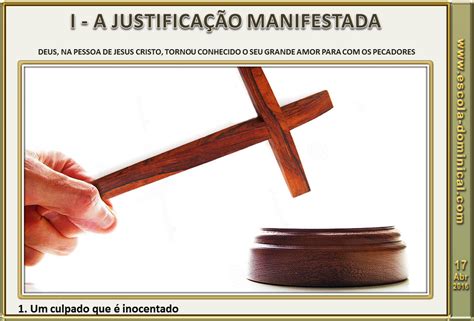 LiÇÃo 03 Da Ebd Cpad JustificaÇÃo Somente Pela FÉ Em Jesus Cristo