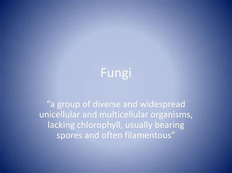 Ppt Fungi Powerpoint Presentation Free Download Id2682110