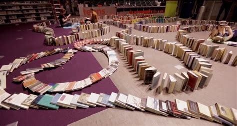Seattle Public Library Breaks World Record For Longest Book Domino