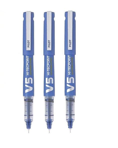 Blue Plastic V5 Pilot Pen For Office Packaging Type Box At Rs 48