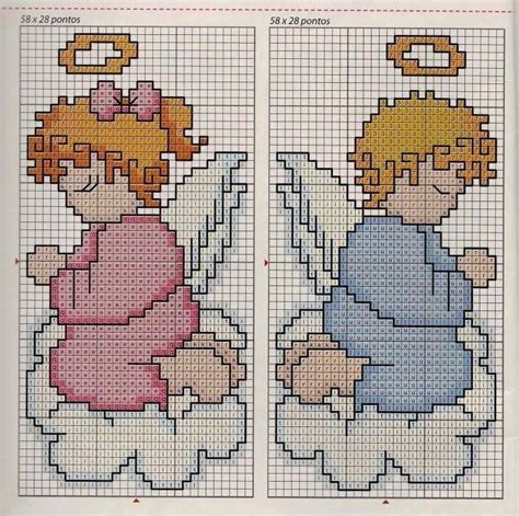 Cross Stitch Angels Angels Cross Cross Stitch For Kids Stitch And