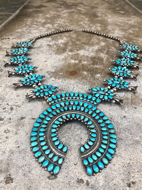 Victor Moses Begay Huge Sterling Silver Turquoise Cluster Etsy
