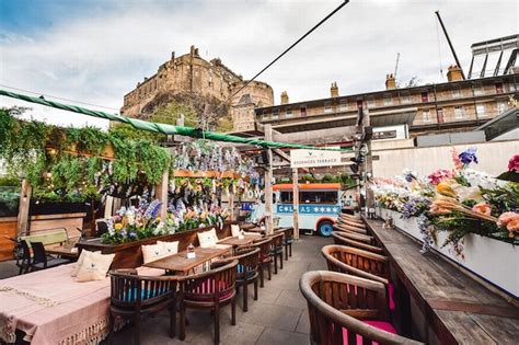 Edinburgh Rooftop Bar With Stunning View Named As One Of The Best In