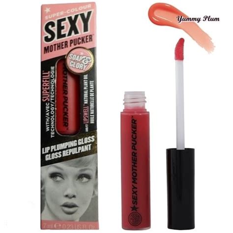 Soap And Glory Super Colour Sexy Mother Pucker Lip Gloss Yummy Plum Lip Plumping Full Size 7ml