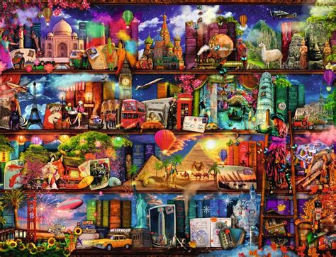 Join the puzzle club and receive a new jigsaw puzzle every month as long as your membership is active. World of Books, 2000 Pieces, Ravensburger | Puzzle Warehouse