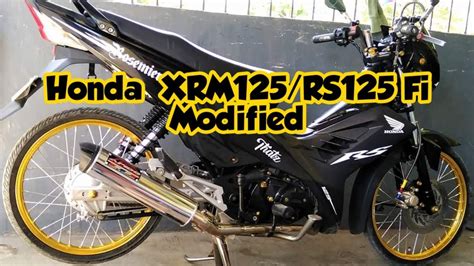 I spent a lot of my time and money trying to change this. Part 3 Modified Honda XRM125 / RS 125 Fi / Sonic 125 ...