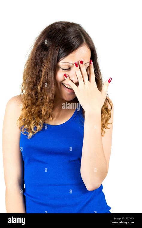 Woman And Embarrassed Hi Res Stock Photography And Images Alamy
