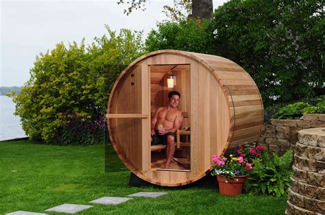 New Indooroutdoor Barrel Sauna Kit 2 Person Free