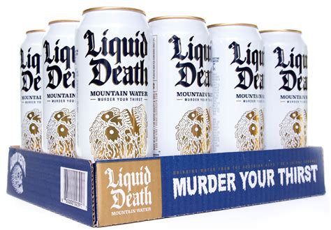 Liquid Death Clean Mountain Water In A 16 Oz Beer Can Take My Money