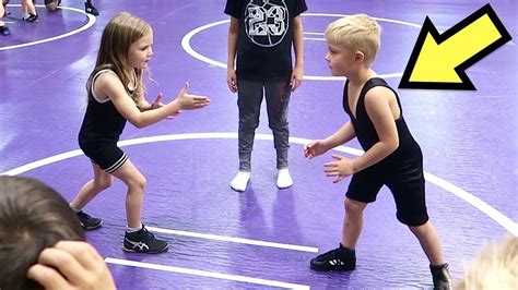 Kids First Time Wrestling 💪 👍 Youtube
