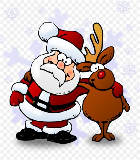 Rudolph Santa Claus Reindeer North Pole Clip Art Png 2100x2400px