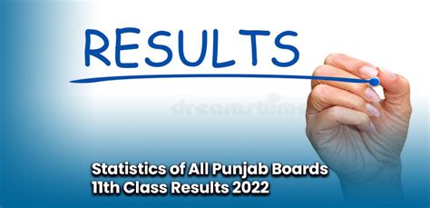 Statistics Of All Punjab Boards 11th Class Results 2022