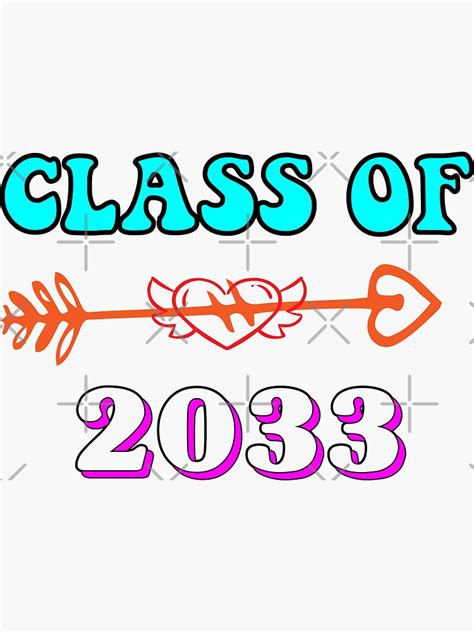 Class Of 2033 Sticker For Sale By Sohofimarwan Redbubble