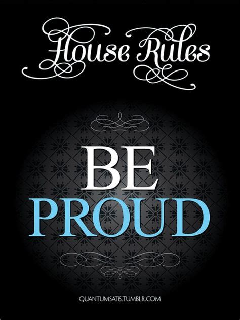 Sirs House Rules