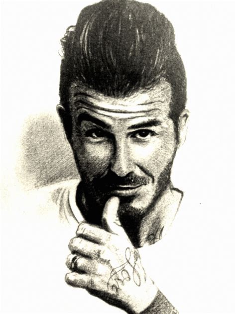 David Beckham Male Sketch Drawings David Beckham