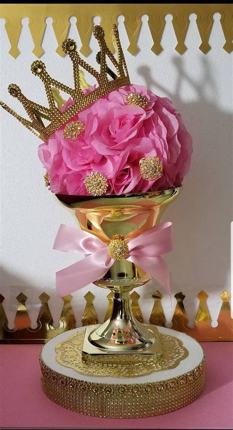 Free delivery and returns on ebay plus items for plus members. Princess Crown Flower Ball Vase Table Centerpiece With ...