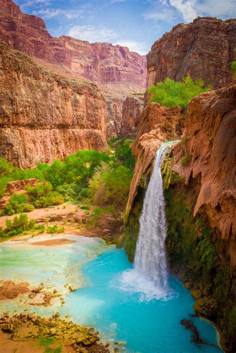 I know all the us states on the map of usa, i can name them all in relation to their position to each other, yet when it came to alphabetical i didn't have enough time to finish, trying to work out the alphabetical order especially in the m's and the n's, only. Scenic Places In The USA: Awe Inspiring Waterfalls - LostWaldo