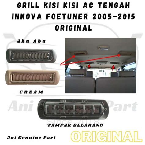 Promo Grill Kisi Kisi AC Tengah Plafon Innova Fortuner 2005 2015