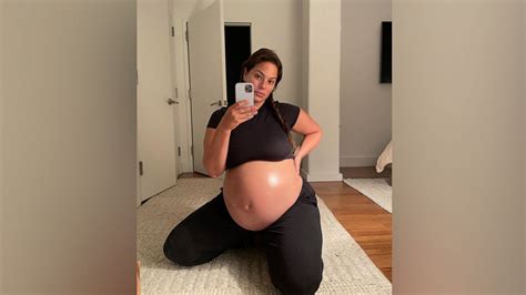 Pregnant Model Ashley Graham Shows Off Her Well Greased Belly ABC News