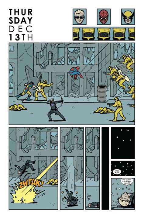Preview Of Hawkeye 6 By Matt Fraction And David Aja Comic Book Critic