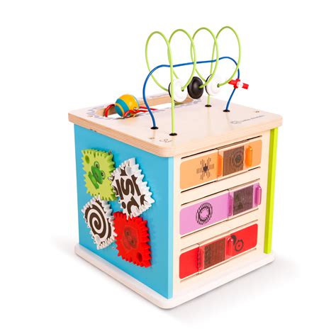Baby Einstein Innovation Station Wooden Activity Cube Toddler Toy Ages