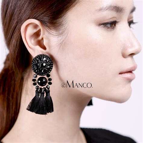 Aliexpress Com Buy EManco Women S Long Earrings Hanging Drops Tassels