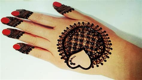 Easy round design gol tikka mehndi for hands 2020 fashionglint. Gol Tikki Mehndi Designs For Back Hand Images - Easy Round ...